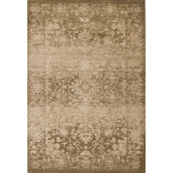 Homeroots 3 ft. 3 in. x 4 ft. 11 in. Polypropylene Beige Area Rug 353477 - main